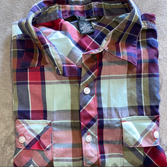 Plaid Button Down Shirt - Picture 1 of 5